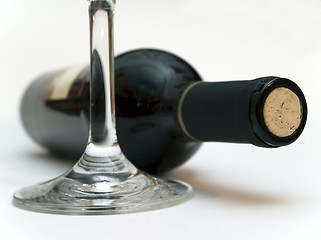 Image showing A good wine