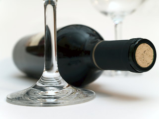 Image showing A good wine