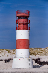 Image showing lighthouse at heligoland dune island