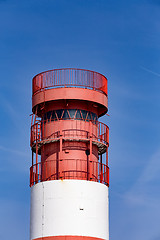 Image showing lighthouse at heligoland dune island