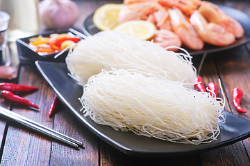 Image showing rice noodles