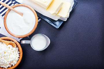Image showing milk products