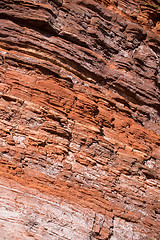 Image showing Red rock structure, texture