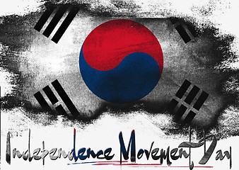 Image showing Independence Movement Day of South Korea