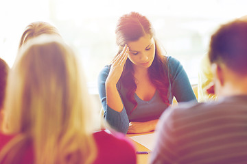 Image showing group of students with papers