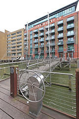 Image showing Pedestrian Suspension Bridge