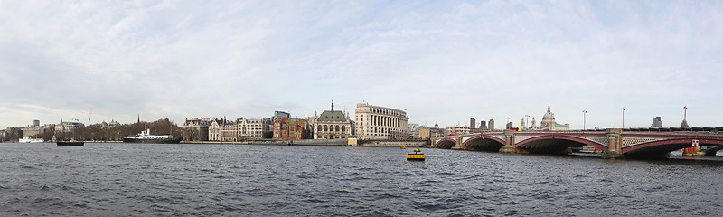 Image showing London Thames Panorama