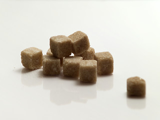 Image showing Brown lump sugar