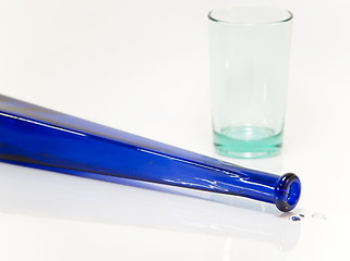 Image showing Blue bottle