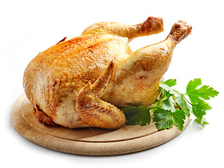 Image showing whole roasted chicken