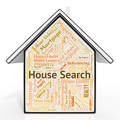 Image showing House Search Shows Home Researching And Searching