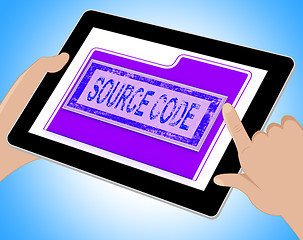 Image showing Source Code Indicates Administration Organized And Computer Tabl