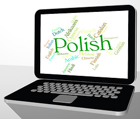 Image showing Polish Language Represents Lingo Word And Translate