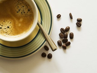 Image showing A cup of coffee