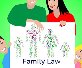 Image showing Family Law Shows Blood Relative And Court