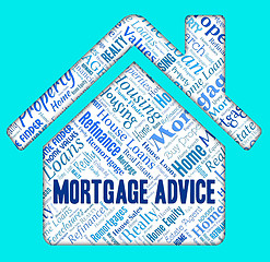 Image showing Mortgage Advice Indicates Real Estate And Advise