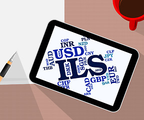 Image showing Ils Currency Means Israel Shekel And Banknote