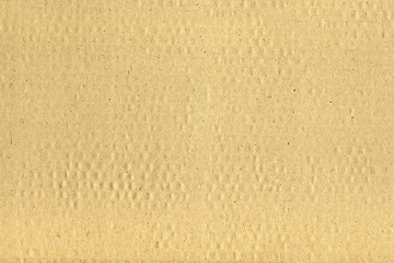 Image showing closeup of a brown cardboard