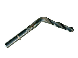 Image showing an isolated metallic drill