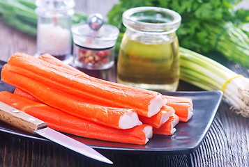 Image showing crab sticks