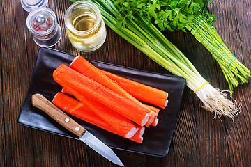 Image showing crab sticks