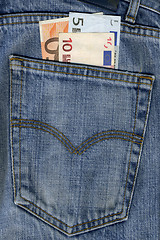 Image showing used blue pants