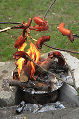 Image showing traditional czech sausages