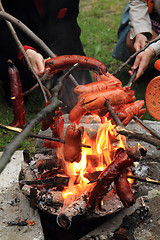 Image showing traditional czech sausages