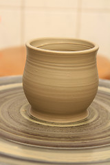 Image showing small handmade pottery