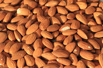 Image showing whole almonds texture 