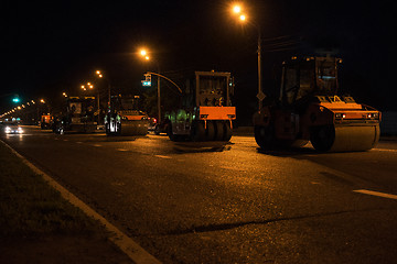 Image showing repairing the road