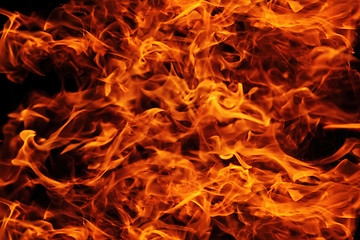 Image showing orange fire background