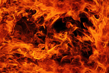 Image showing orange fire background