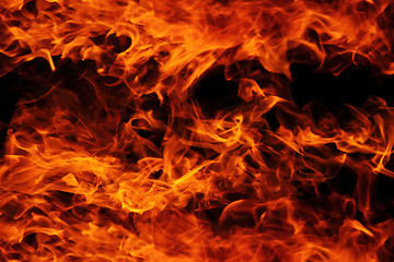 Image showing orange fire background