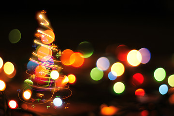 Image showing abstract christmas background