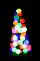 Image showing abstract christmas tree