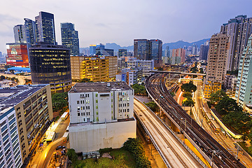 Image showing Hong Kong downtown