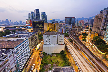 Image showing Hong Kong downtown