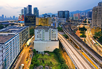 Image showing Hong Kong downtown