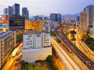 Image showing Hong Kong downtown