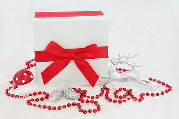 Image showing Christmas Present and Decorations 