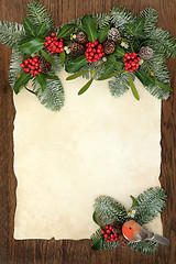 Image showing Christmas Traditional Border