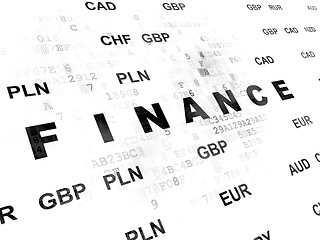 Image showing Money concept: Finance on Digital background