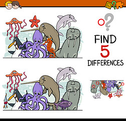 Image showing differences task for kids