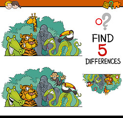 Image showing differences game for kids