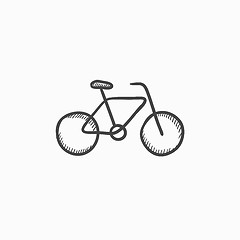 Image showing Bicycle sketch icon.