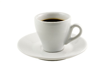 Image showing Classic espresso cup isolated on white background