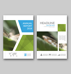Image showing Brochure Template Layout, Cover Design Annual Report
