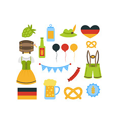 Image showing Oktoberfest Colorful Elements