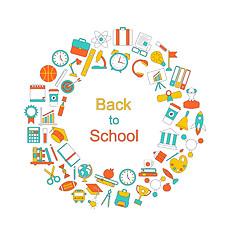 Image showing Background for Back to School